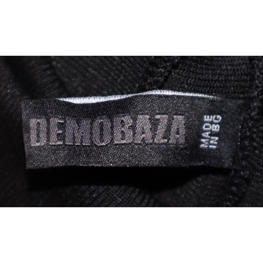 Demobaza Jumpsuit Women Large Black Avantgarde Punk Dune Goth Bunched Leg Nwot — image 5 of 7